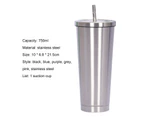 Practical Tumbler Mug Easy to Carry Stainless Steel - Stainless Steel