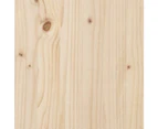 vidaXL Solid Wood Pine Outdoor Log Holder Storage 108x52x106 cm/108x52x74 cm