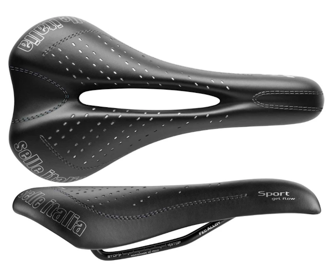 Selle Italia Sport Gel Flow Saddle - Black