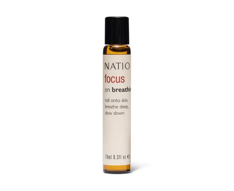 Natio Focus On Breathing Essential Oil Roll-On 10ml