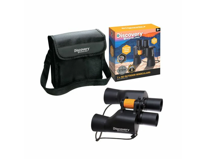 STEM Discovery #Mindblown 7 x 50 Outdoor UV Binoculars with Carrying Case