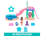 10pc Spin Master Gabby's Dollhouse Pool Playset Colour Changing Kids Toy 3+