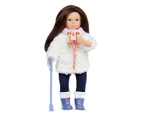 Lori Dolls - Mini Adventure Doll & Hiking Accessories - Winter Clothes & Accessories for 15 cm Dolls - Boots, Flashlight, Map & More - Toys for Kids - Fara