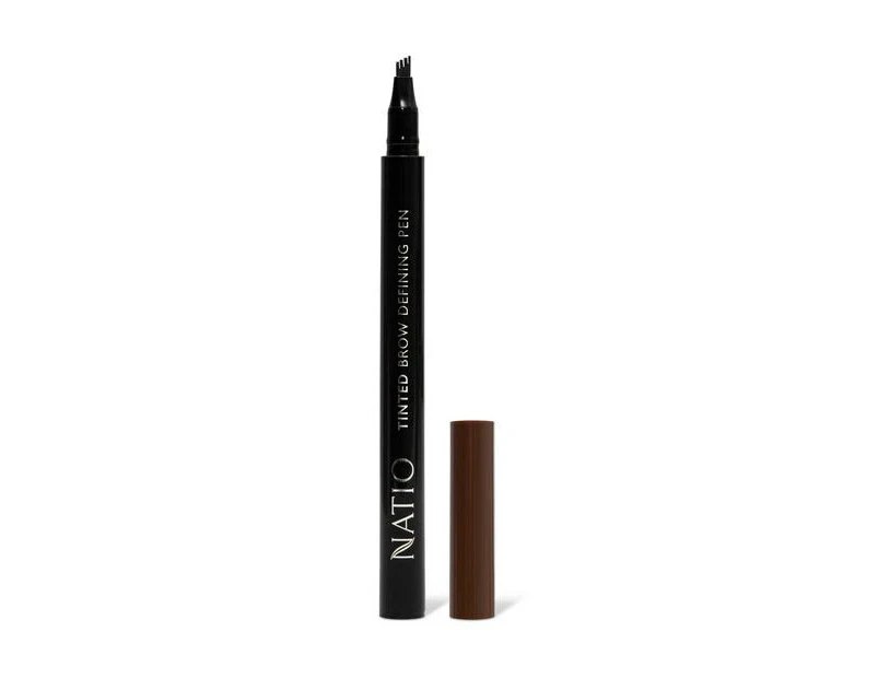 Natio Tinted Brow Defining Pen Dark Brown 0.6ml