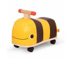 B. toys - Boom Buggy Wooden Bee Ride-On - Yellow