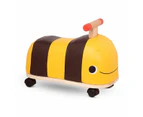 B. toys - Boom Buggy Wooden Bee Ride-On - Yellow