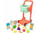 B. toys - Shop & Glow Toy Musical Shopping Cart - Multi