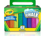 Crayola 48 Pack Washable Sidewalk Chalk