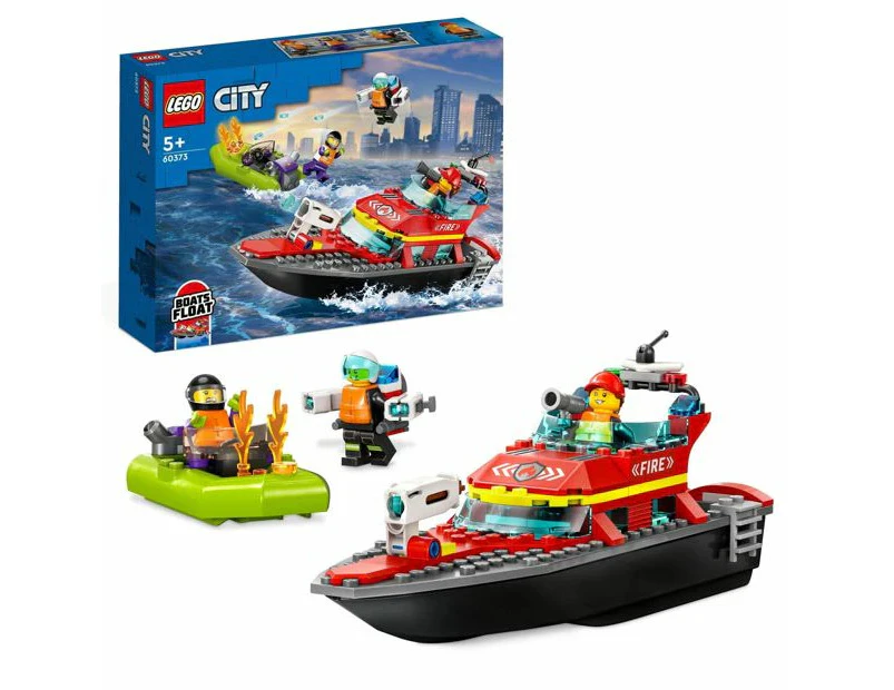 LEGO City Fire Rescue Boat 60373