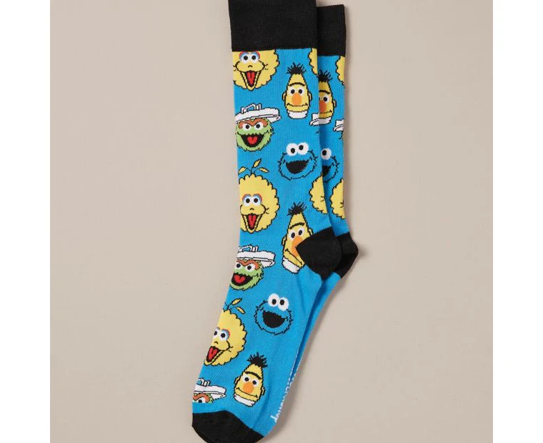 Swag Licensed Crew Socks - Sesame Street - Multi