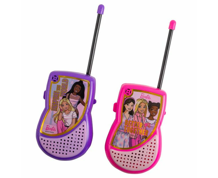 2pc Barbie Walkie Talkie Radio Kids/Children Handheld Interactive Toy Assort 5y+