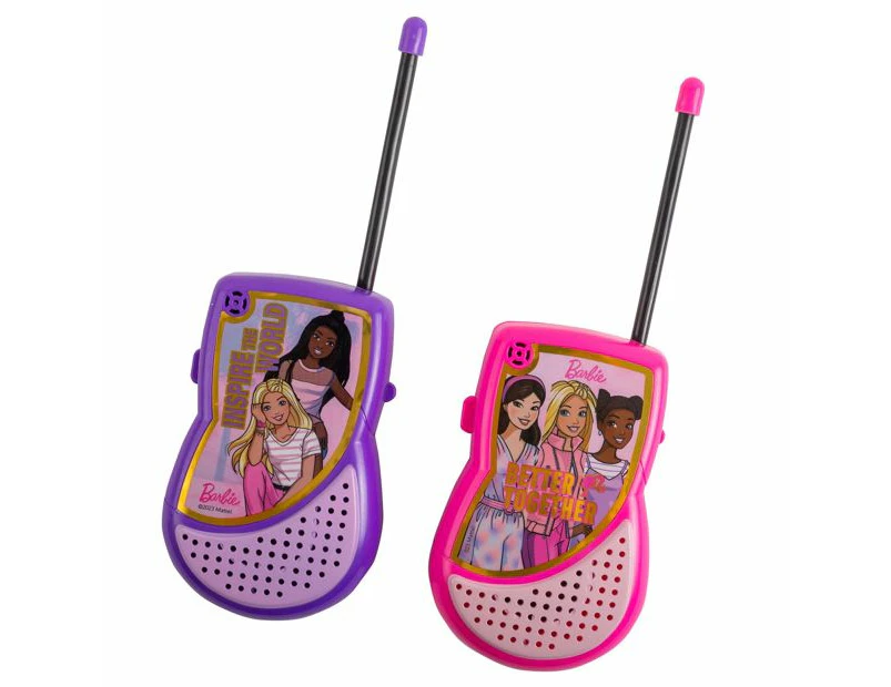 2pc Barbie Walkie Talkie Radio Kids/Children Handheld Interactive Toy Assort 5y+