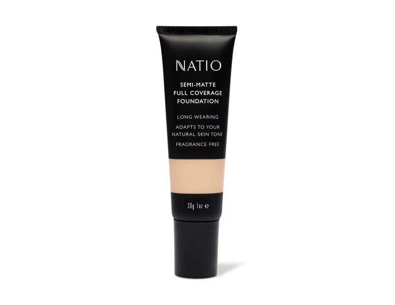 Natio Semi-Matte Full Coverage Foundation Vanilla