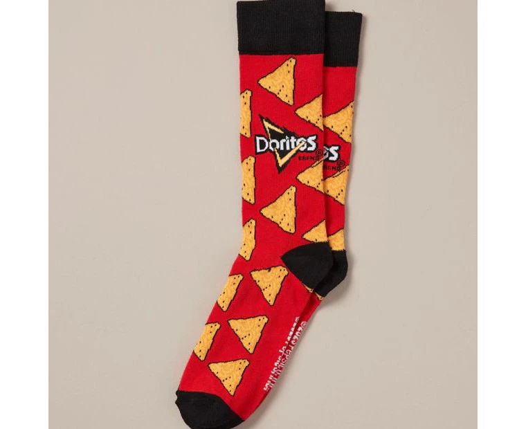 Swag Licensed Crew Socks - Doritos - Red