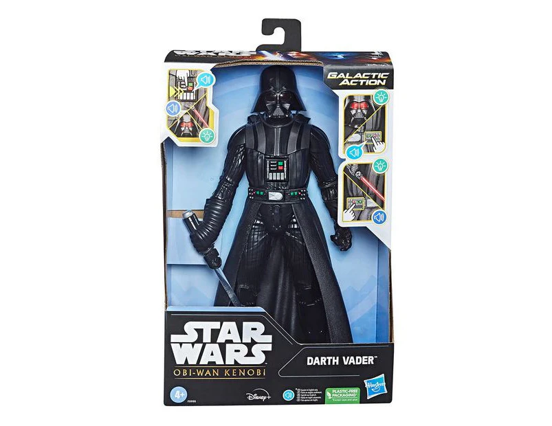 Star Wars Galactic Action Darth Vader Interactive Electronic Figure - Black