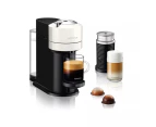 Nespresso Vertuo Next Capsule Coffee Machine Bundle By DeLonghi - White