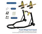 Advwin Motorcycle Maintenance Stands Heavy Duty Front & Rear Motorbike Paddock Stands