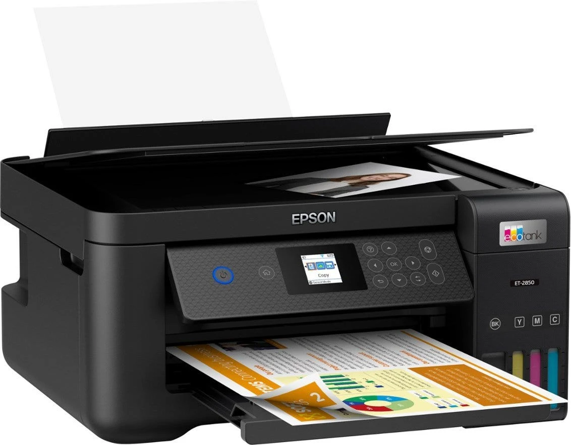 Epson EcoTank ET-2850 4 Colour Multifunction Printer - Black