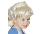 Disney Princess Cinderella Wig Kids/Children Blonde Hair Dress Up Accessory