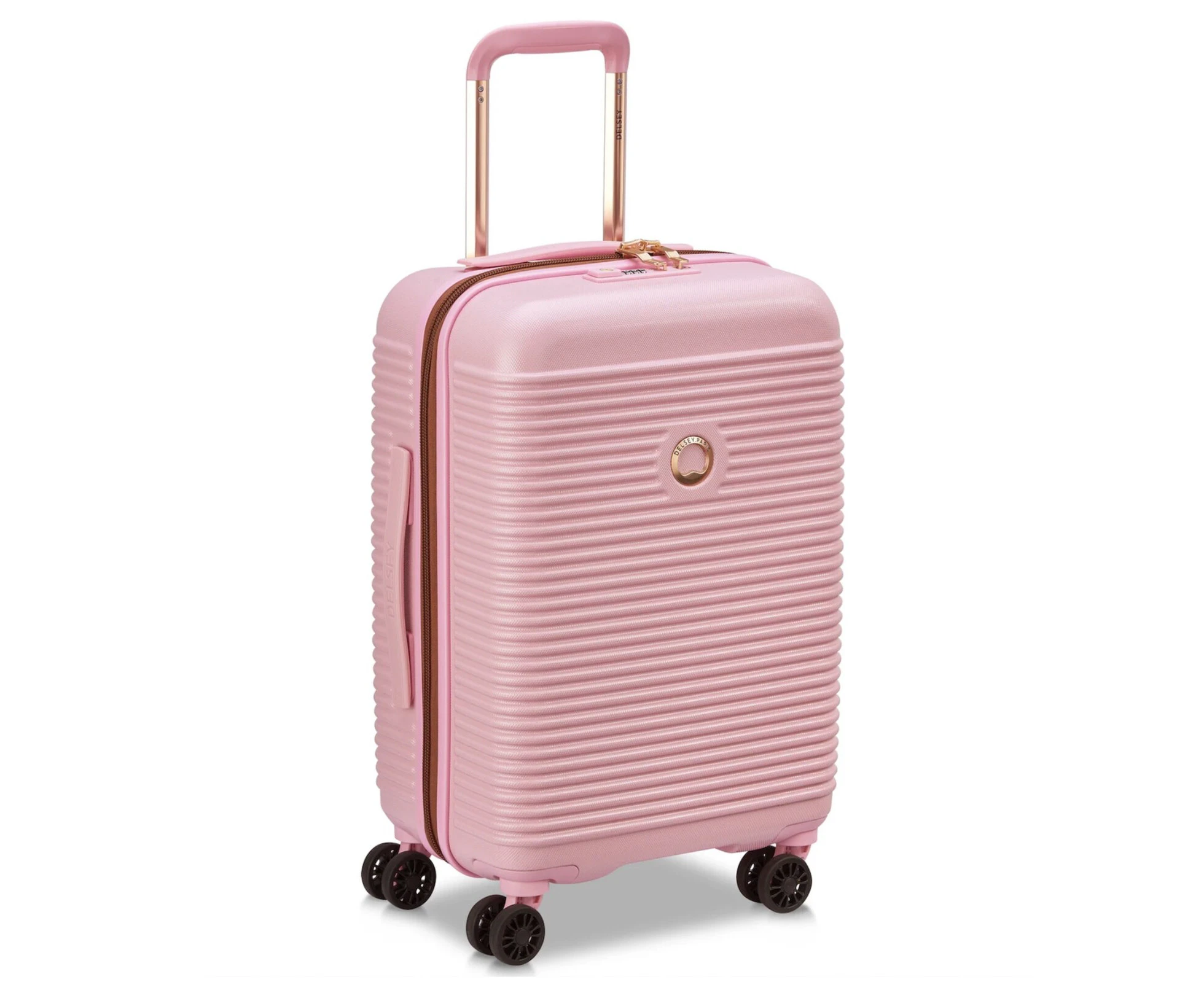 Delsey Freestyle 55 cm 4 Wheel Expandable Carry-on Luggage - Peony