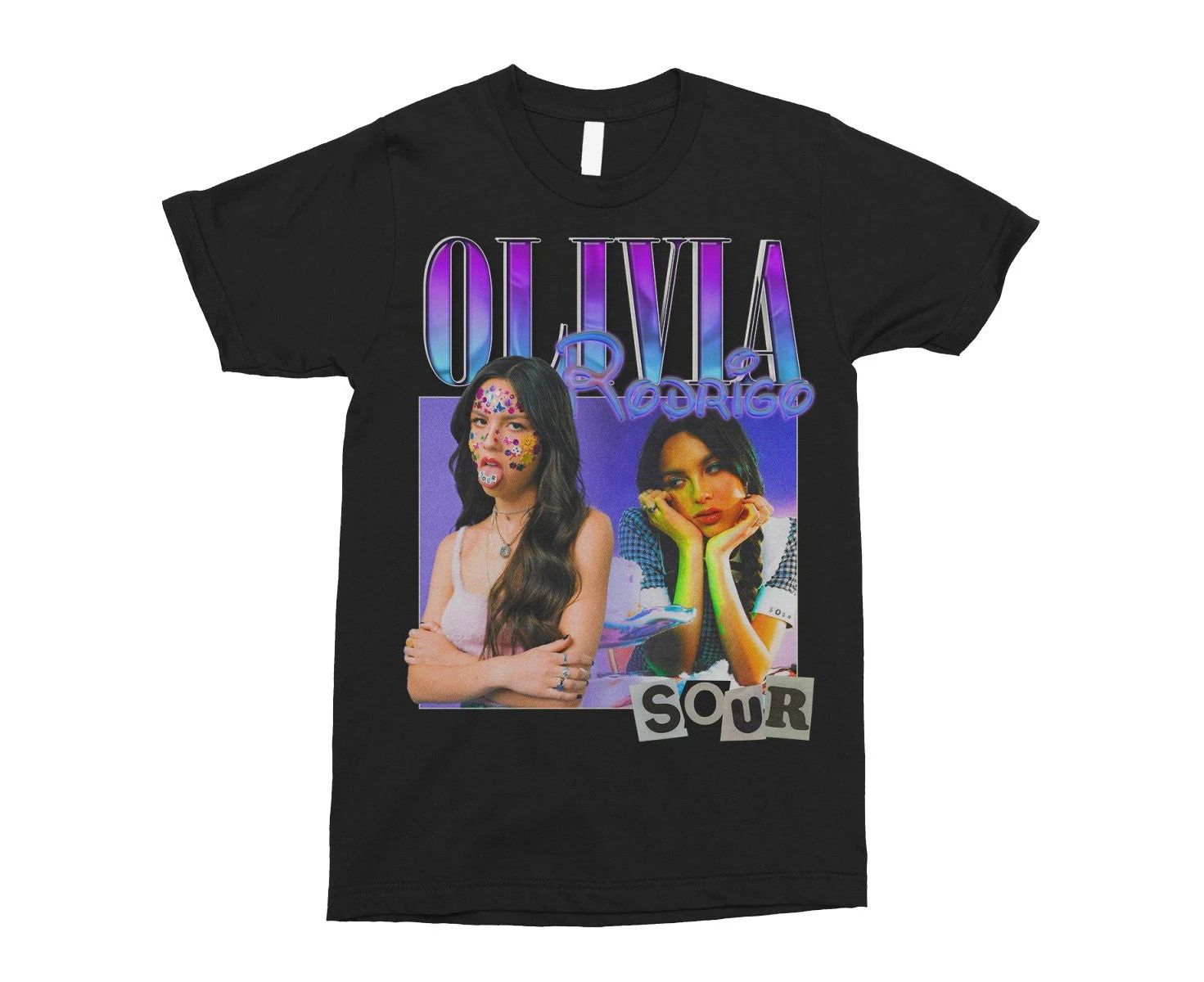 Olivia Rodrigo Sour T-shirt - Black