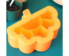 Modern Spice Container Compartment Divided Kitchen Spices - Yellow