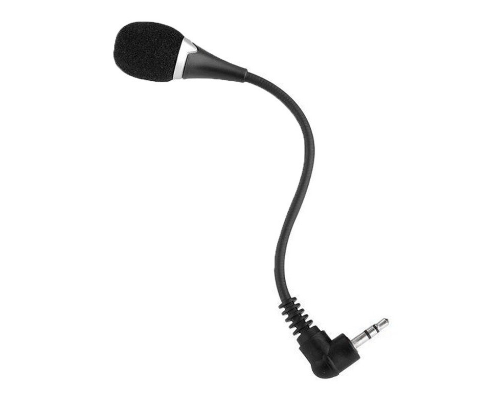 Mini Microphone externe à tige torsadée, tablette PC, 3.5mm-black ...