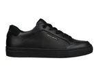 Womens Skechers Side Street Black/Black Lace Up Sneaker Shoes - Black/Black