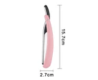 Pink-Stainless Steel Straight Edge Haircut Razor Folding Straight Razor Single Edge Replaceable Blade Fits All Double Edge Razor Blades
