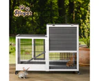 Alopet Rabbit Hutch Chicken Coop 110cm x 55cm x 90cm