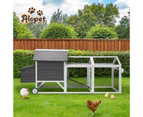 Alopet Chicken Coop Rabbit Hutch 225cm x 80cm x 105cm