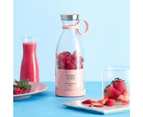 Portable Electric Juicer Blender Usb Mini Fruit Blender Juicer Fruit Extractor Food Shake Multifunctional Juicer - Pink