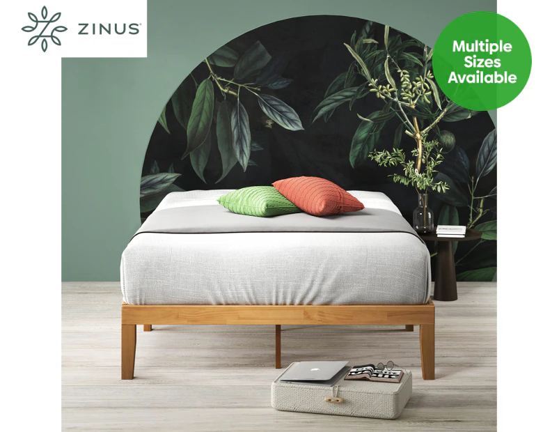Zinus Moiz Wood Bed Base Frame