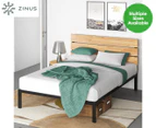 Zinus Classic Metal & Wood Bed Frame