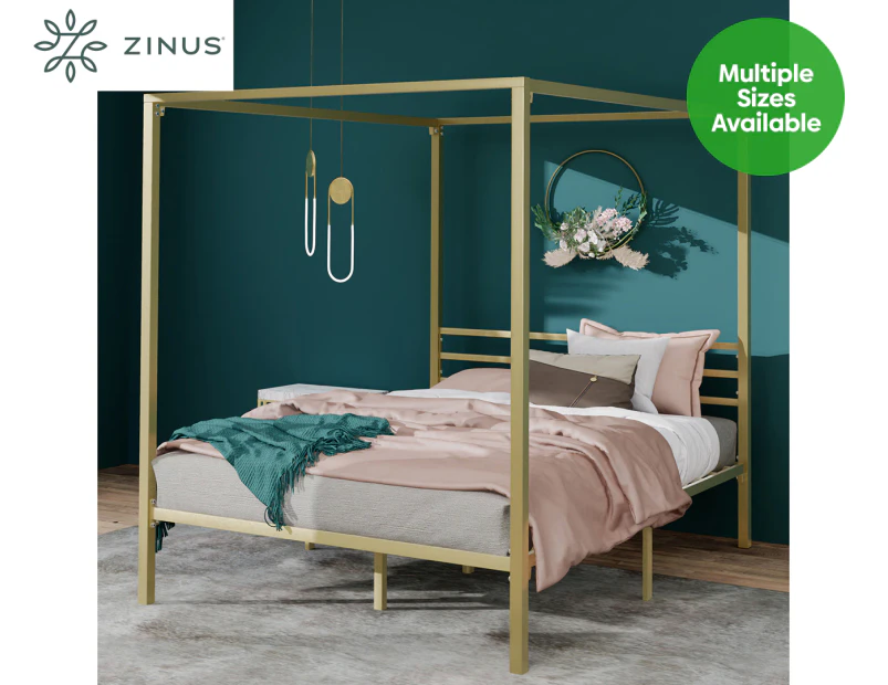 Zinus Canopy Bed - Gold