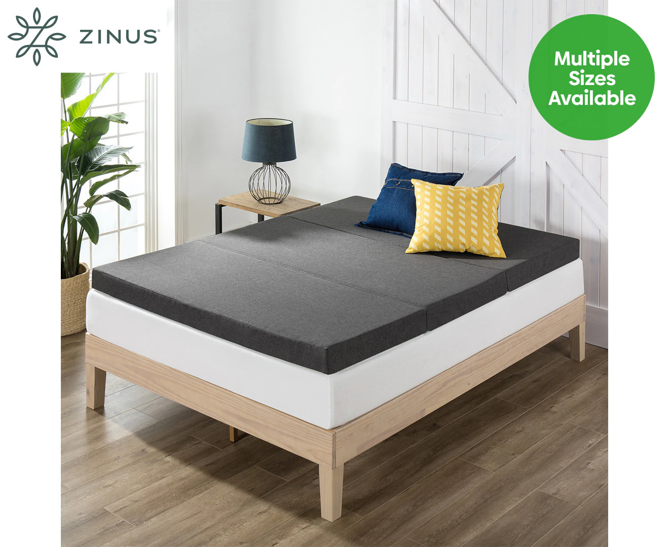 Zinus Trifold Folding Foam Mattress Portable