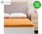 Zinus 4cm Copper Infused Convoluted Memory Foam Mattress Topper / Protector