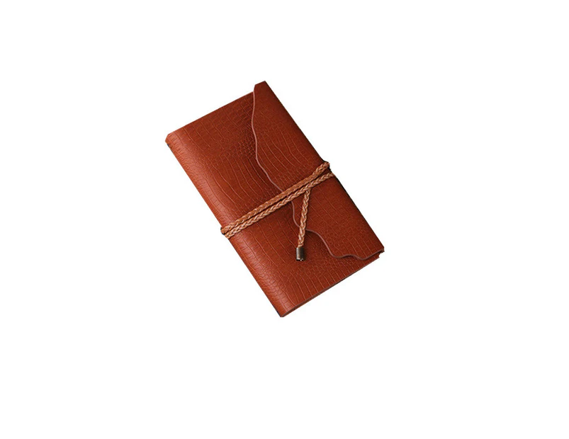 Sketchbook Stationery Agenda Vintage Diary A6 Notebook Writing Pockets Book Leaf Leather Cover Loose Blank Travel Journal Gift