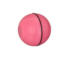 Interactive cat toy ball USB rechargeable cat ball toy kitten fun chasing pet toy Pink
