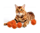 30pcs Cat toy ball Color cat ball pet cat toy ball interactive toy ball orange