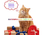 5pcs Cat toy supplement cat toy wand replacement supplement caterpillar cat wand accessory purple