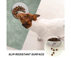 Waterproof Dog Mat Food Water Pet Mat, Cat Food Mat,  Waterproof Nonslip Pet Dog Placemats green