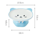 Cat Bowls Ceramic Raised Cat Bowl Tilted Protect Cat's Spine, Stress Free, Prevent Vomiting style1