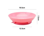 Pet Bowl Cat Food Water Bowl Shallow Cat Dish Cute Pet Plate Feeding Container pink