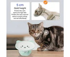 Cat Bowls Ceramic Raised Cat Bowl Tilted Protect Cat's Spine, Stress Free, Prevent Vomiting style2