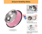 3pcs Stainless Steel Cat Bowls,Puppy Animal Bowls for Food and Water, Colored Non Skid style5