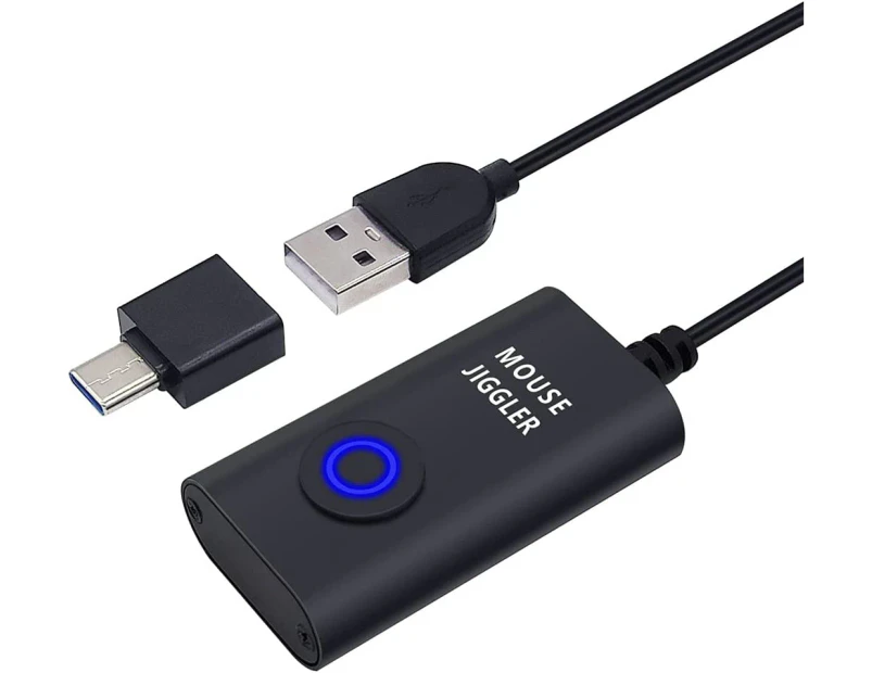 Undetectable Mouse Mover Jiggler with ON/Off Switch and USB Port Drive-Free Simulate Mouse Movement Prevent Computer Laptop Inactive/Lockdown