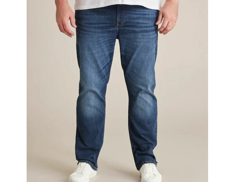 Target Man Plus Straight Stretch Jeans - Blue