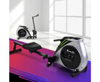 Everfit Rowing Machine Rower Elastic Rope Resistance Fitness Home Cardio Silver