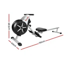 Everfit Rowing Machine Rower Resistance Exercise Fitness Gym Home Cardio Air